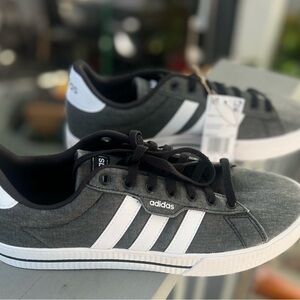 Adidas Men's Charcoal and White Sneakers NWT